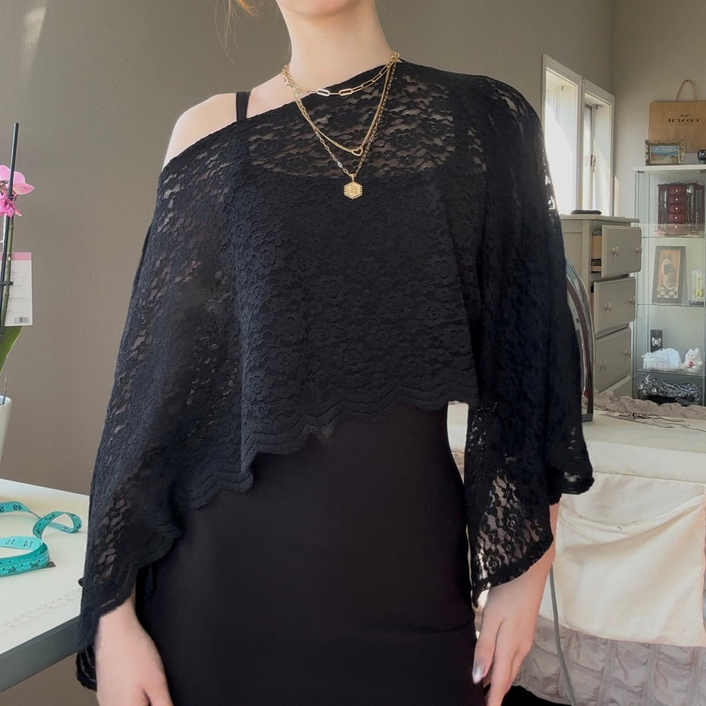 Lace Haze Poncho