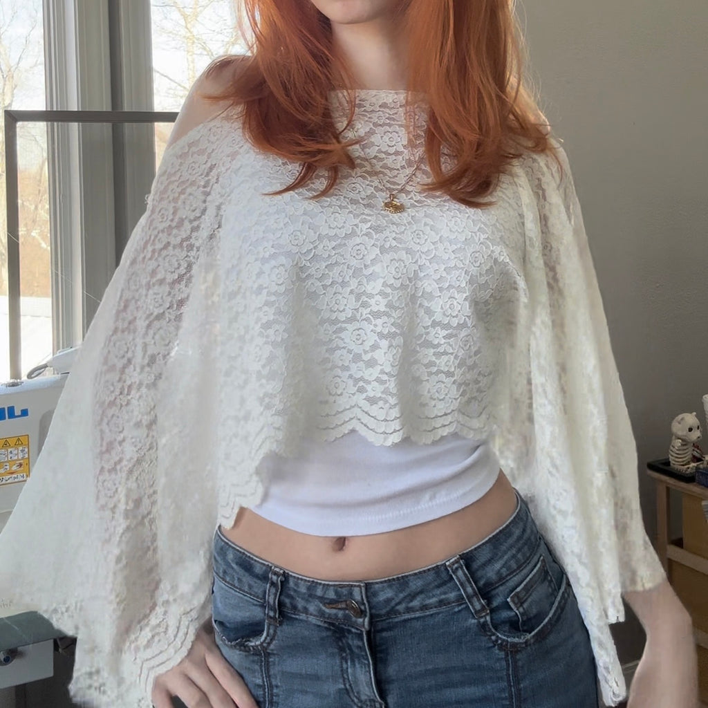 Lace Haze Poncho